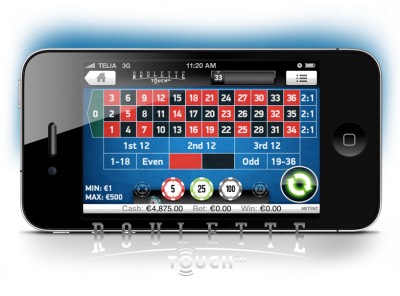 Roulette i mobilen