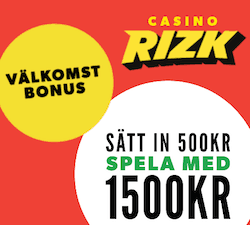 Rizk casino bonus