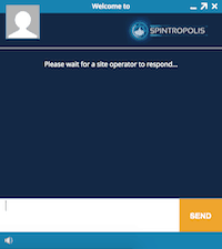 Live Chat support Spintropolis